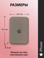 iPhone Silicone Wallet MagSafe с лого