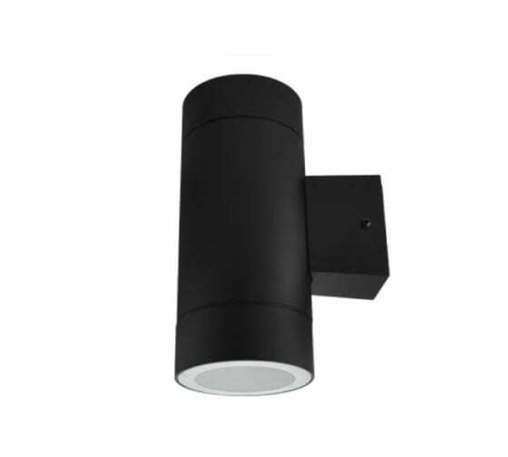 Светильник уличный двухст цилиндр черный 2A-GX53 IP65 IN HOME алюм