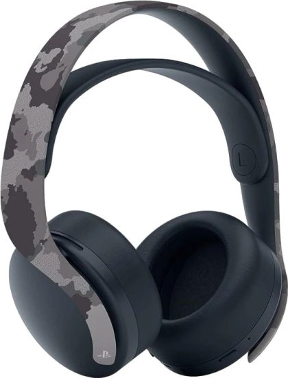 Наушники с микрофоном Sony PULSE 3D, серый камуфляж