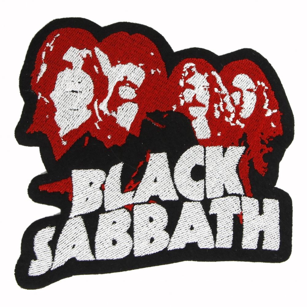 Нашивка с вышивкой группы Black Sabbath