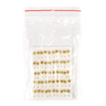 Мормышка "Подвеска" фосфорная, Золото (0.5гр, 50шт/уп)