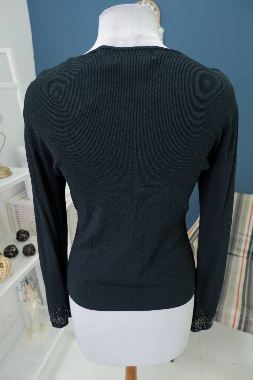 Кардиган с бусинами 42-44 размер