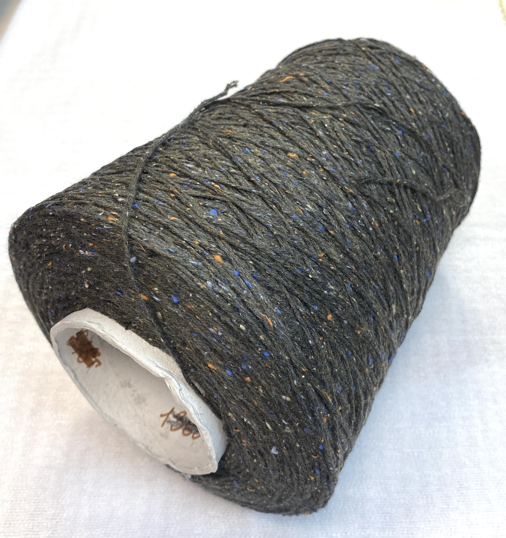 Пряжа на бобине (Италия) Твид 90% хлопок 10% шелк 100г-320м 520г