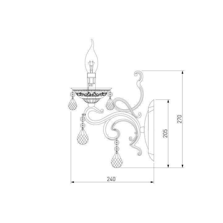 Бра Bogates 701/1 Strotskis