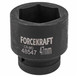 Головка ударная 1'', 47мм (6гр.) FORCEKRAFT FK-48547