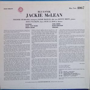 Jackie McLean / Bluesnik (LP)