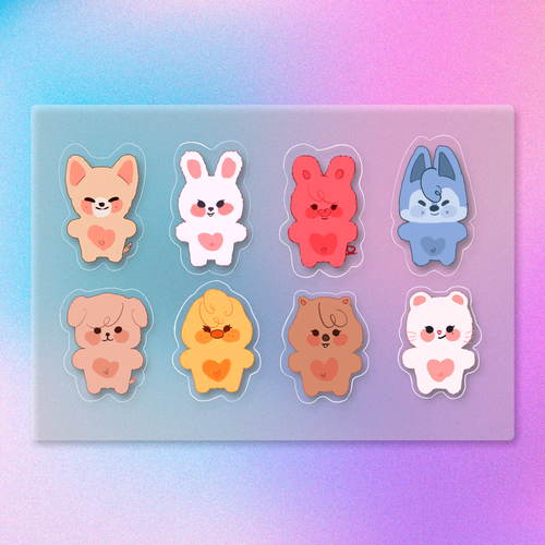 Стикерпак / Koko / STRAY KIDS / Skzoo