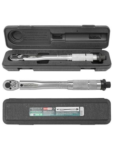 Ключ динамометрический щелчкового типа ''Profi''2-24Нм 1/4'',в пластиковом футляре (Taiwan) RockForce##Rock FORCE RF-1201