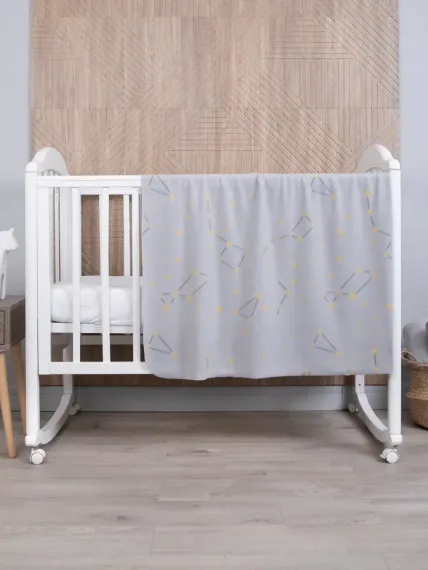 Плед флисовый Baby Nice Созвездия 100х140 см