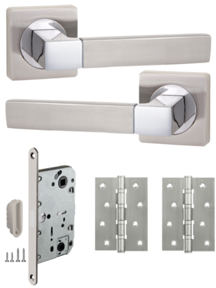 Фурнитура для межкомнатных дверей с магнитной защелкой FUSION