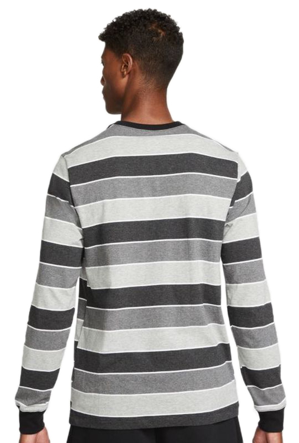 Мужская теннисная футболка теннисная Nike Court Long Sleeve Tennis T-Shirt M - black