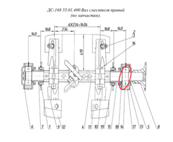 код 462200129 Подшипник 3620