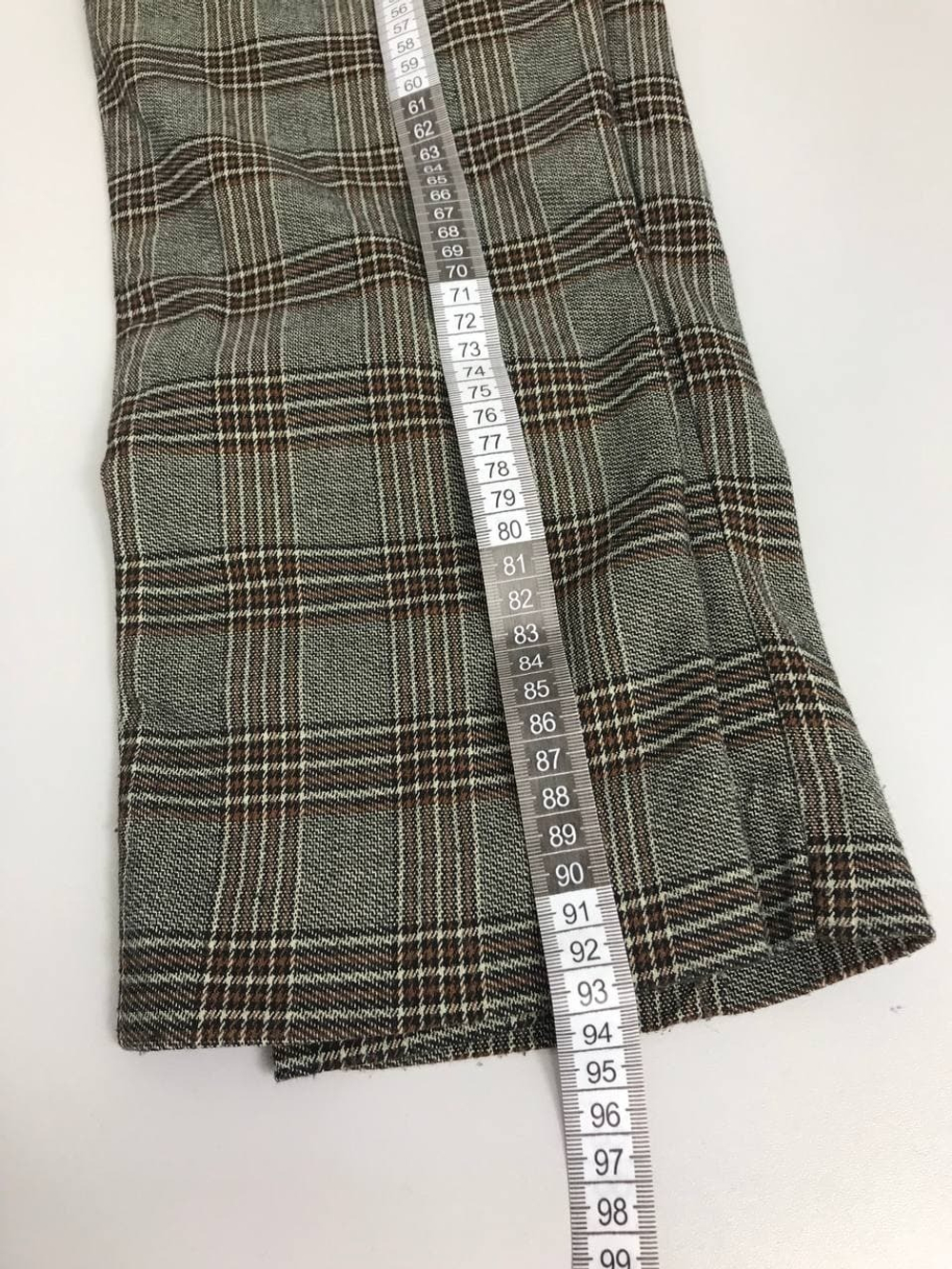 Брюки Oodji в крупную клетку 46 размер