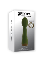 Мини-вибромассажёр Selopa Heartfelt, 13,4 см, гибкая головка