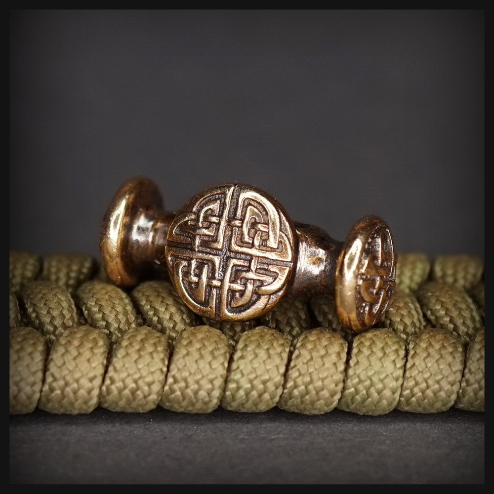 Замок - клевант "Норд" для браслета , бронза