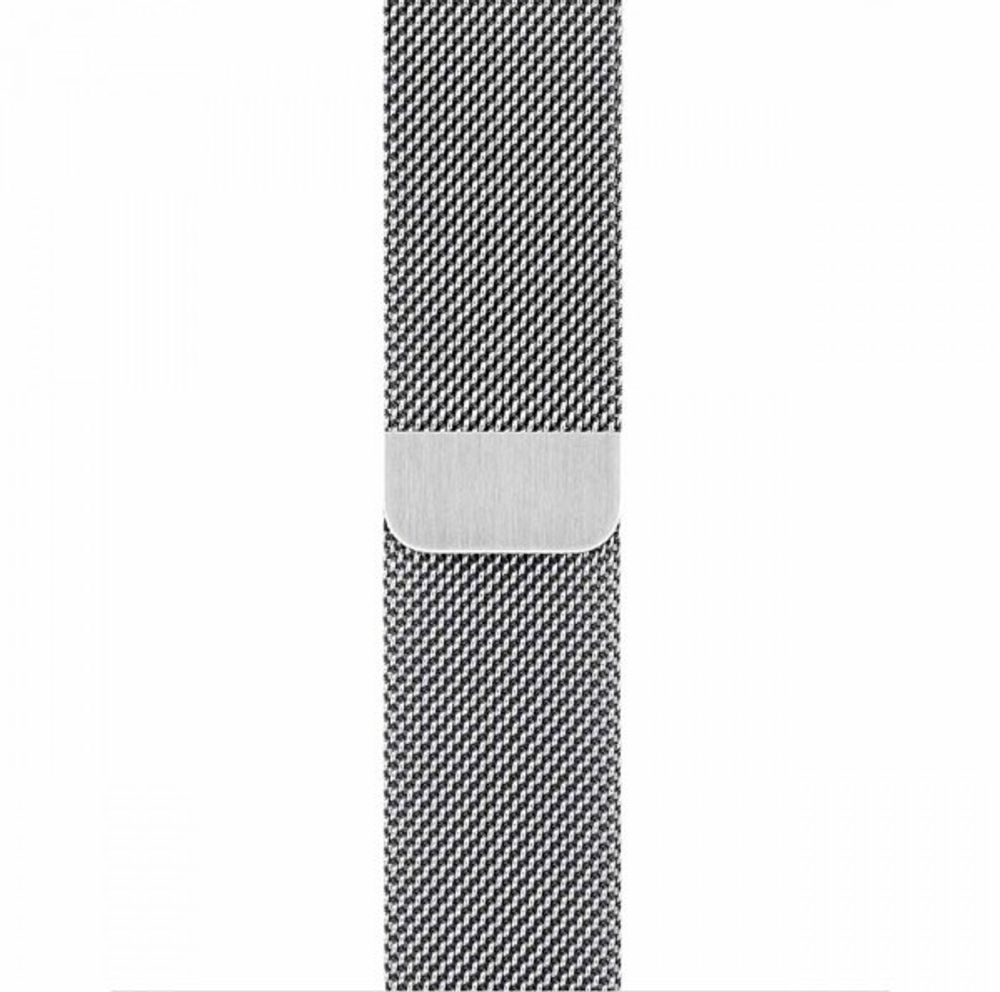Миланский сетчатый браслет из нержавеющей стали Apple для Apple Watch 42, 44, 45 мм, Ultra и Ultra 2 Серебристый | Silver