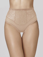 Трусы-утяжки со средним уровнем коррекции в области живота (Размер: XXXL) (Цвет: бежевый)