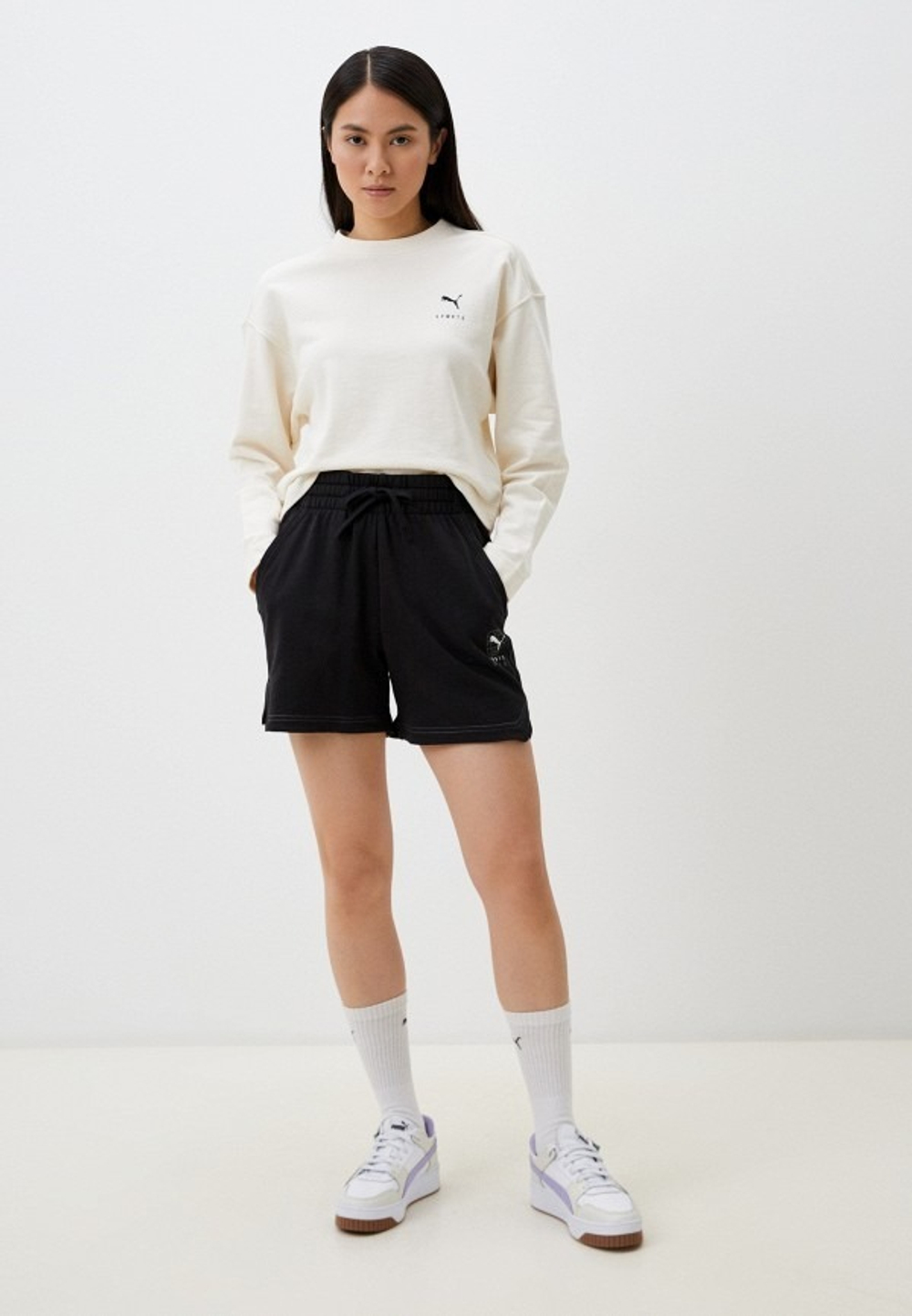 Шорты спортивные женские PUMA BETTER SPORTSWEAR High-Waist Shorts 5