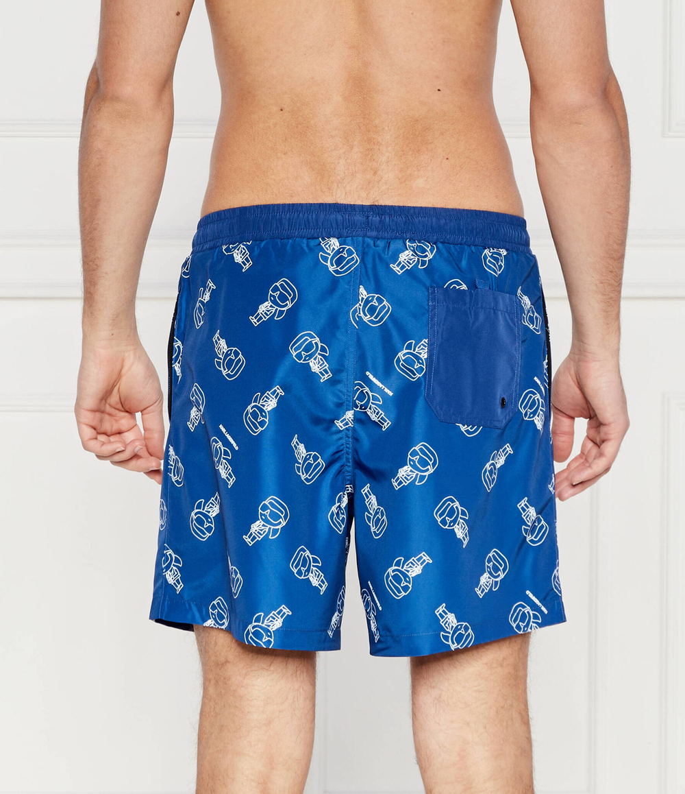 Шорты для плавания Karl Lagerfeld - голубой(241M2217)