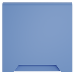 Накладка для розетки с заземлением, защитными шторками и крышкой, S70 (деним)