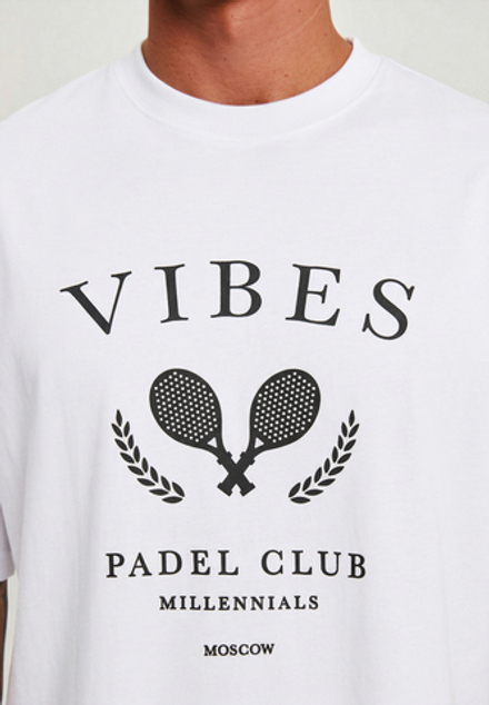 Футболка "PADEL CLUB" Белая