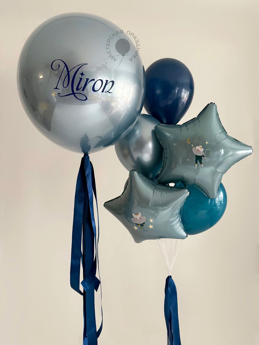 Воздушные шары на выписку для мальчика №8863  Изображение6