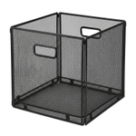 Корзина декоративная "Сomfort", 33х33х32, черный, сталь