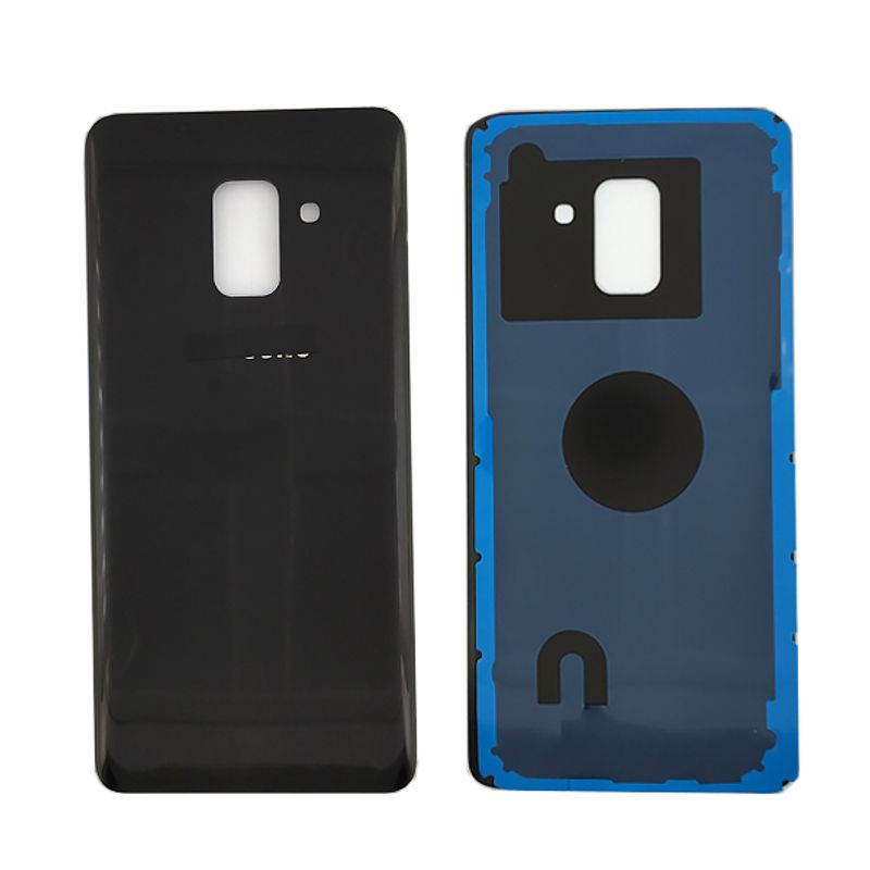 Задняя крышка для Samsung A8 (A530) (со стеклом камеры) Black