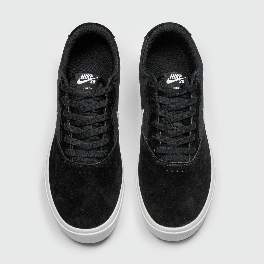 Кеды Nike SB Chron Suede Black White Wmns
