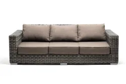 "Боно" лаунж-зона из искусственного ротанга, цвет графит