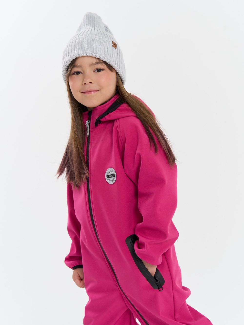 Комбинезон Softshell демисезонный "Фуксия"