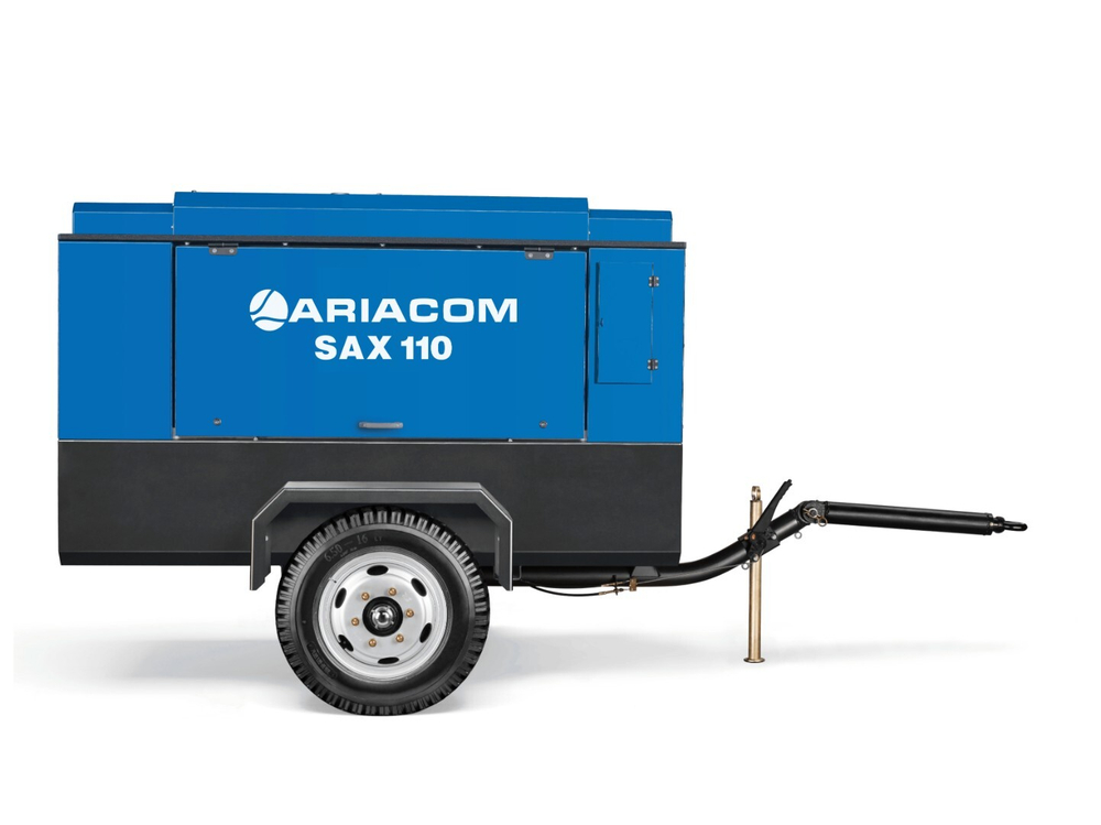 Винтовой передвижной дизельный компрессор ariacom sax 110