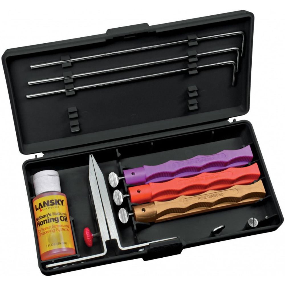 Набор для заточки ножей Lansky Diamond Standard System модель LK3DM