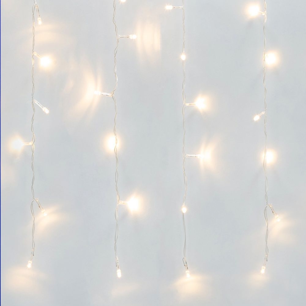 ULD-C3020-160-DTA WARM WHITE IP20 Занавес светодиодный. 3х2м. 160 светодиодов. Теплый белый свет. Провод прозрачный. TM Uniel