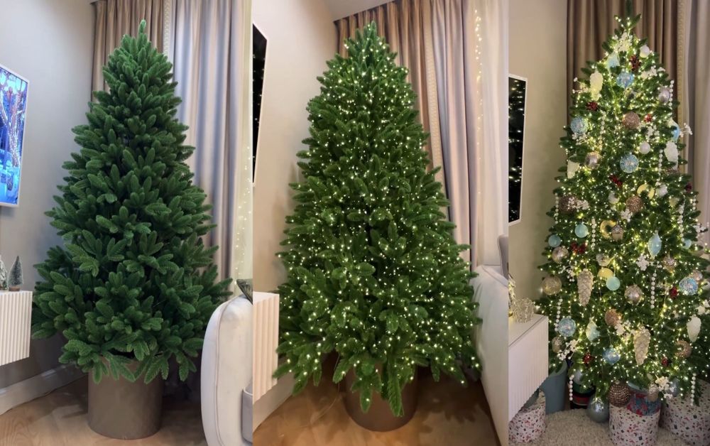 Ель искусственная «Олимпия» (Литая хвоя) 180 см / 1.8 м