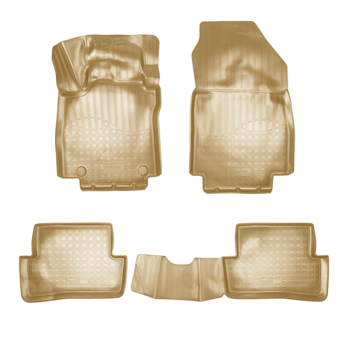 Ковры в салон Norplast/Unidec для Renault Clio IV (2012-2019), Бежевый, арт.NPA11-C69-043-B