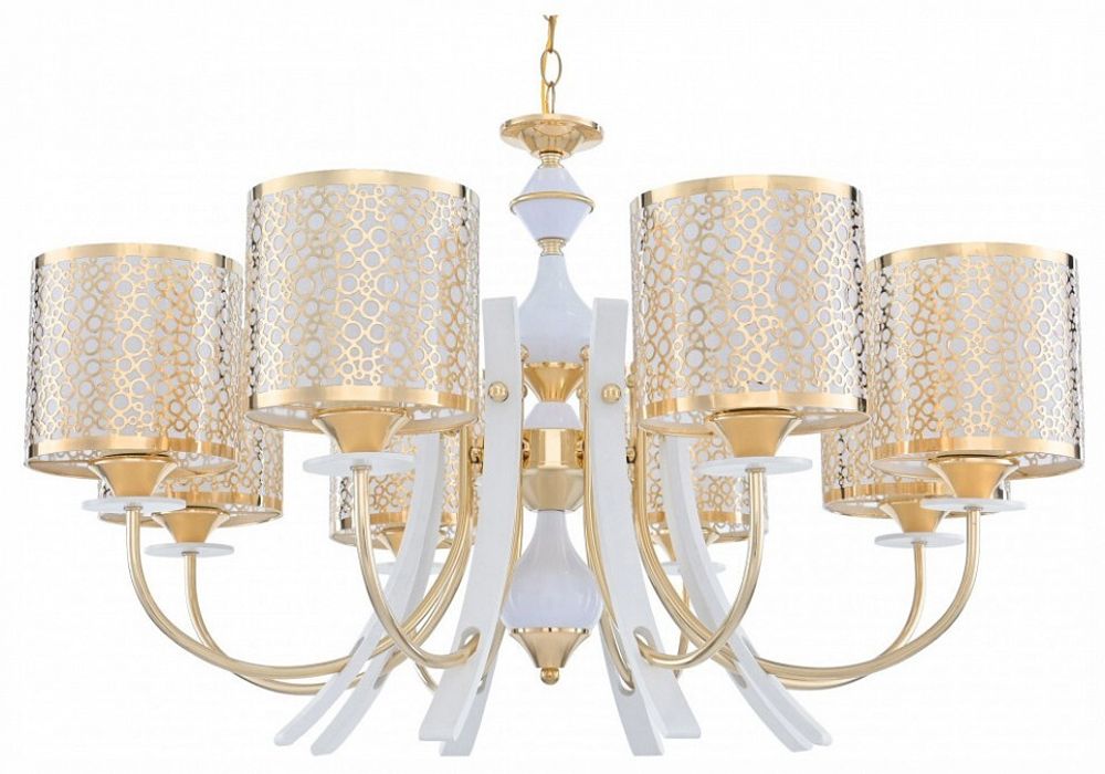 Подвесная люстра Arte Milano Florentia-6067 306067/8 Wh/Gd