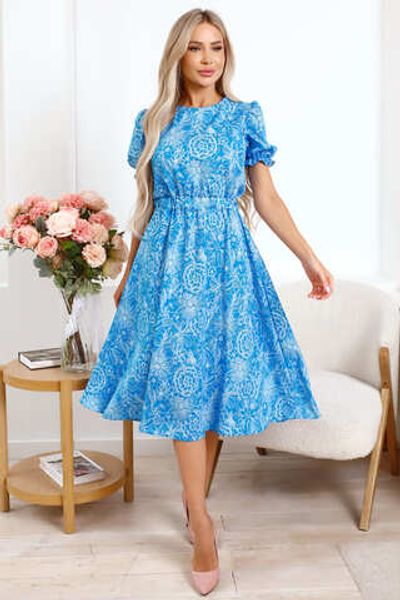 Платье Оливия (голубое) П15935-45М LT Collection