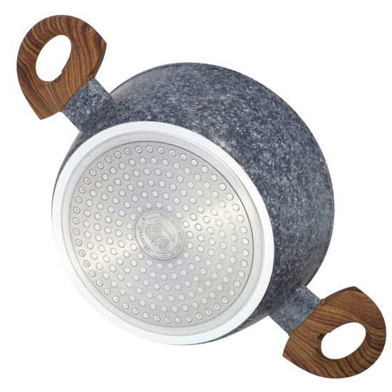 Набор посуды 12 предметов Kamille KM-4440 из алюминия с мраморным покрытием