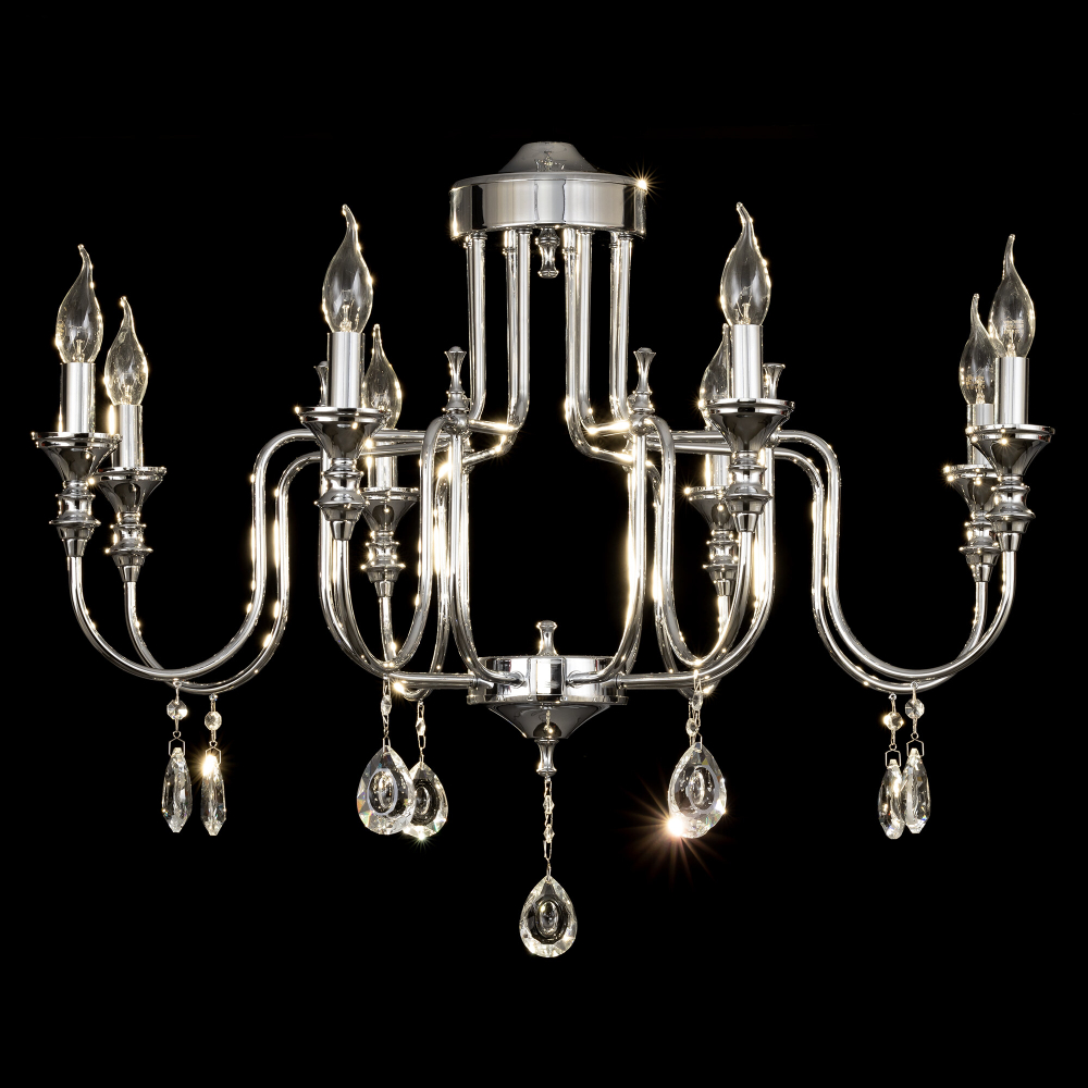 Citilux Рига CL437181 Люстра подвесная Хром