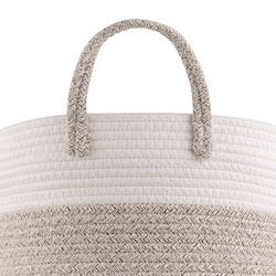 Корзина для хранения Bergenson Bjorn Iben 40х36см кремовая/светло-бежевая