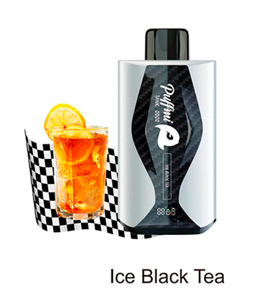 Puffmi 20000 Ice black tea - Чёрный чай со льдом купить в Москве с доставкой по России