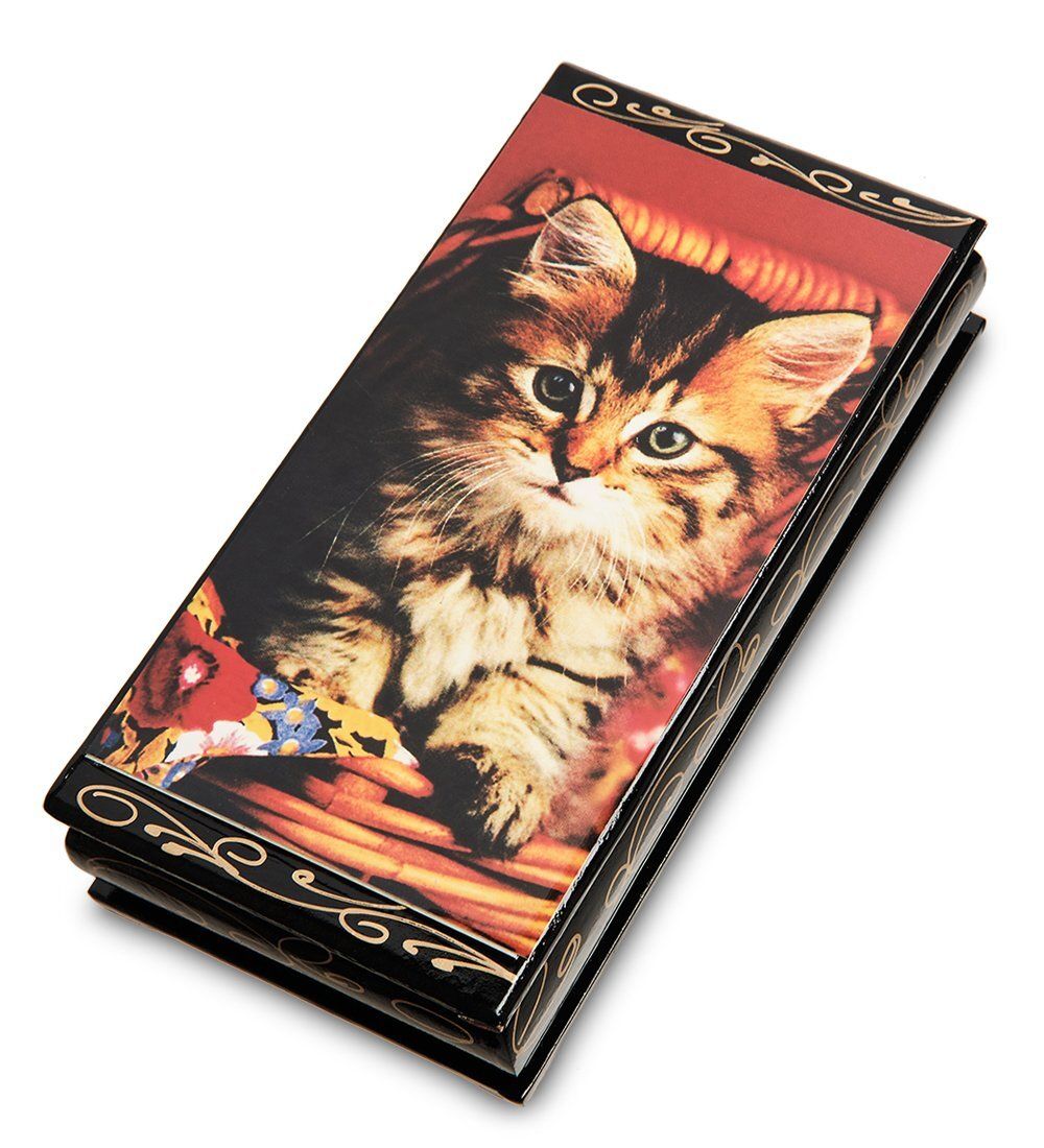 Народные промыслы ШК-11/12-G Шкатулка-купюрница в технике декупаж (8х17х4)