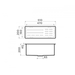 Встраиваемая сушка для посуды DRY-04-GB нерж.сталь/графит