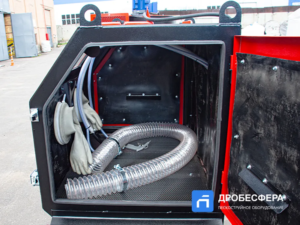 Пескоструйная камера PST КСО-110-И-ФВР-М с боковой загрузкой