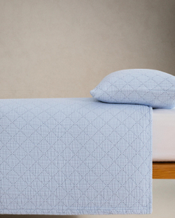 Zara Home покрывало детское из хлопка, синий · 0612/006