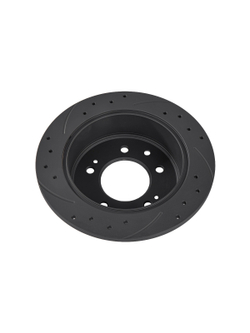 Диск тормозной задний перфорированный PRO-LINE с покрытием комплект HYUNDAI ELANTRA 1.6L 06-> GANZ GIJ06011S