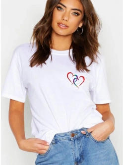 Футболка с сердцем
