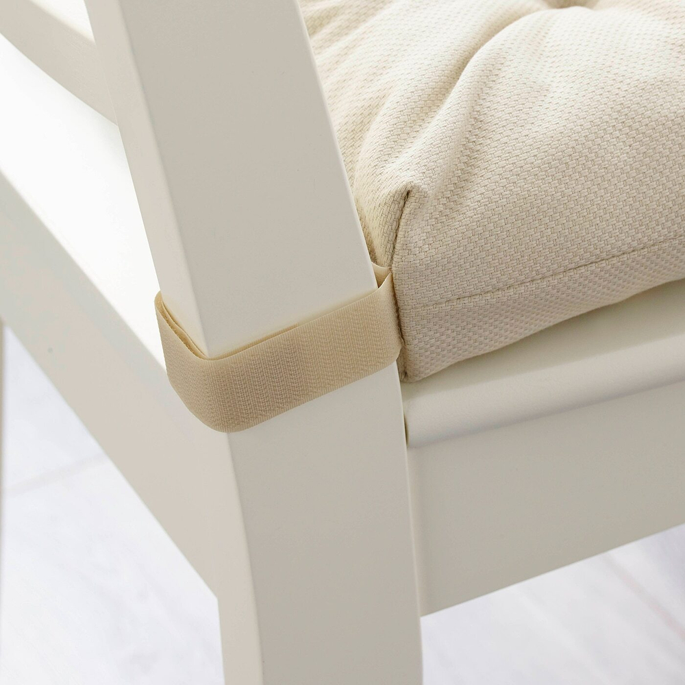 IKEA MALINDA  (ИКЕА МАЛИНДА)  -  Подушка для стула, светло-бежевая, 40/35x38x7 см