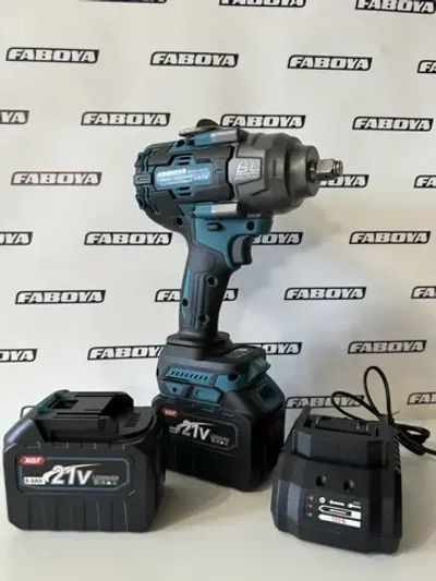 Аккумуляторный гайковерт 1000 нм, бесщеточный, 21в, 6ач, 2 акб.